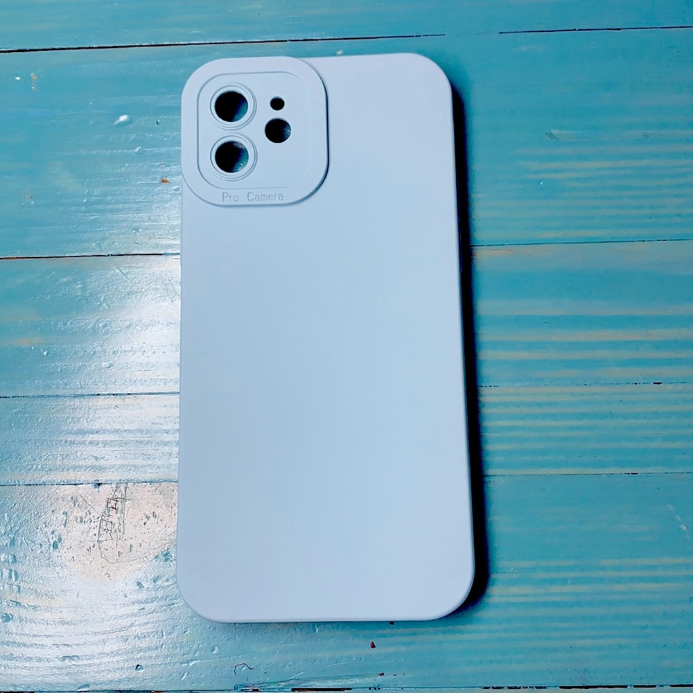 SHEIN blue iPhone 12 case